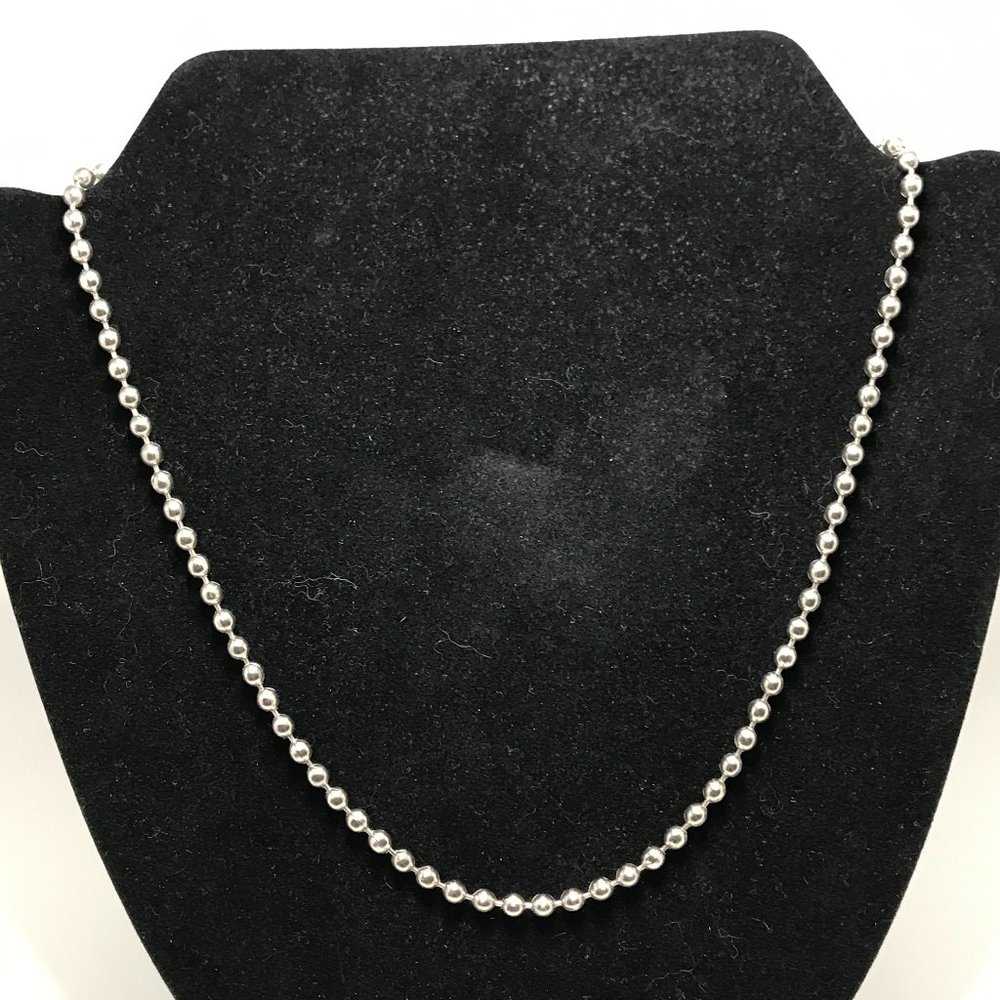 22" 4.4mm Ball Chain Steel Necklace